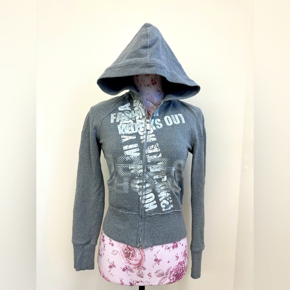Bebe Sport crop hoodie